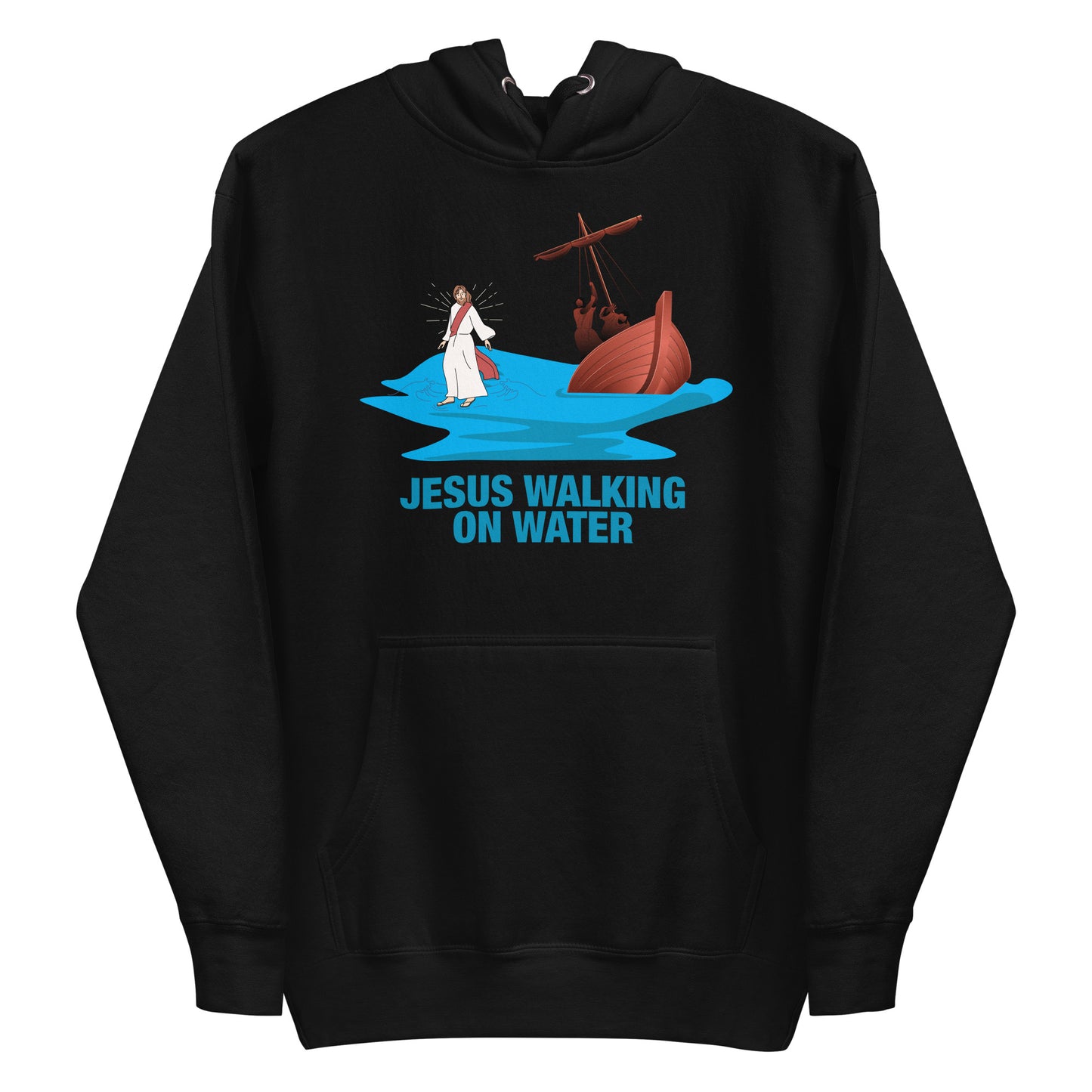 Jesus Walking on Water Men's Hoodie