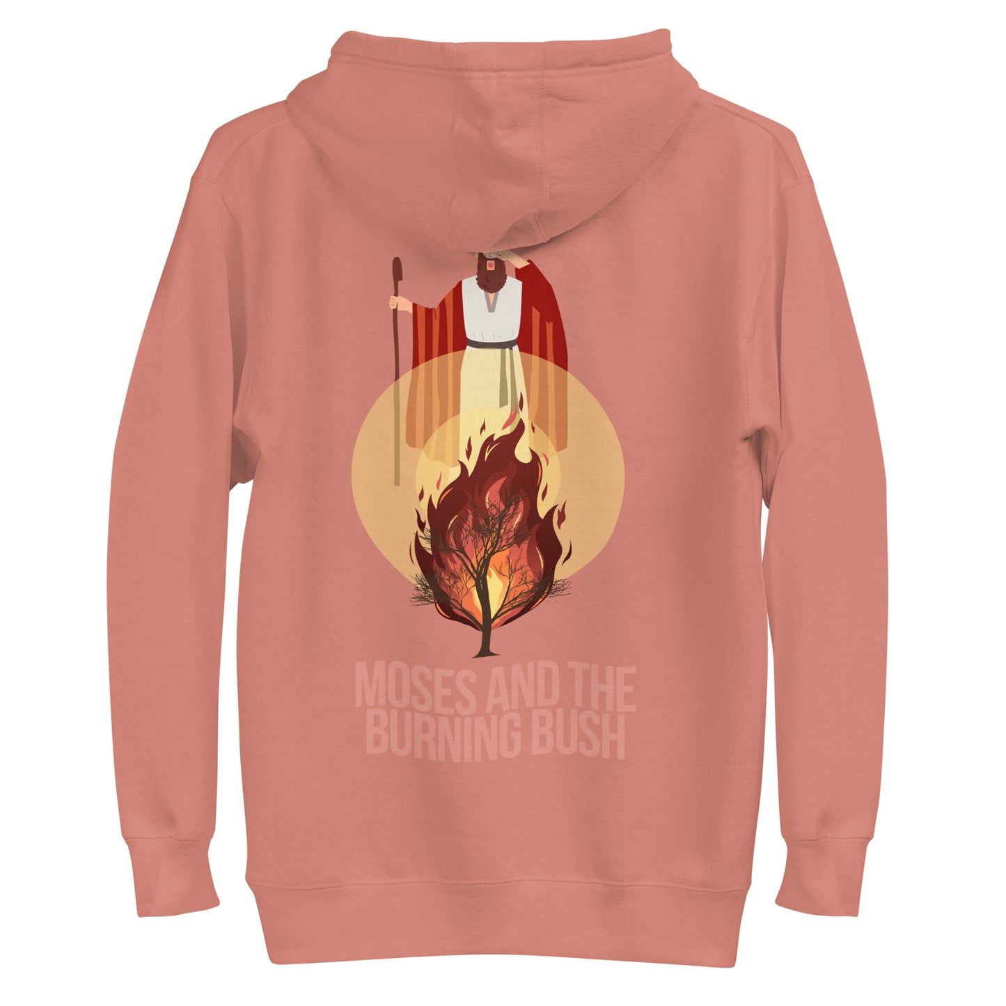 Moses and the Burning Bush Men's Hoodie