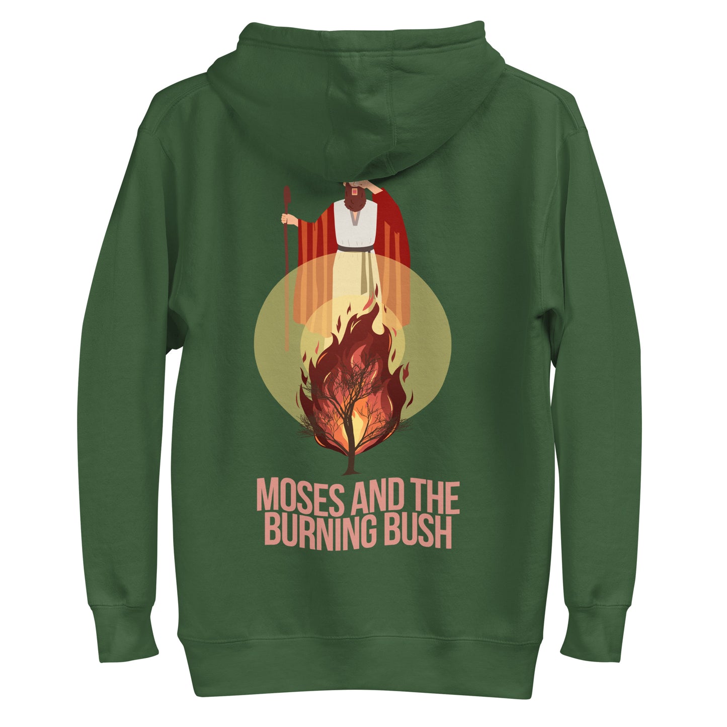 Moses and the Burning Bush Men's Hoodie