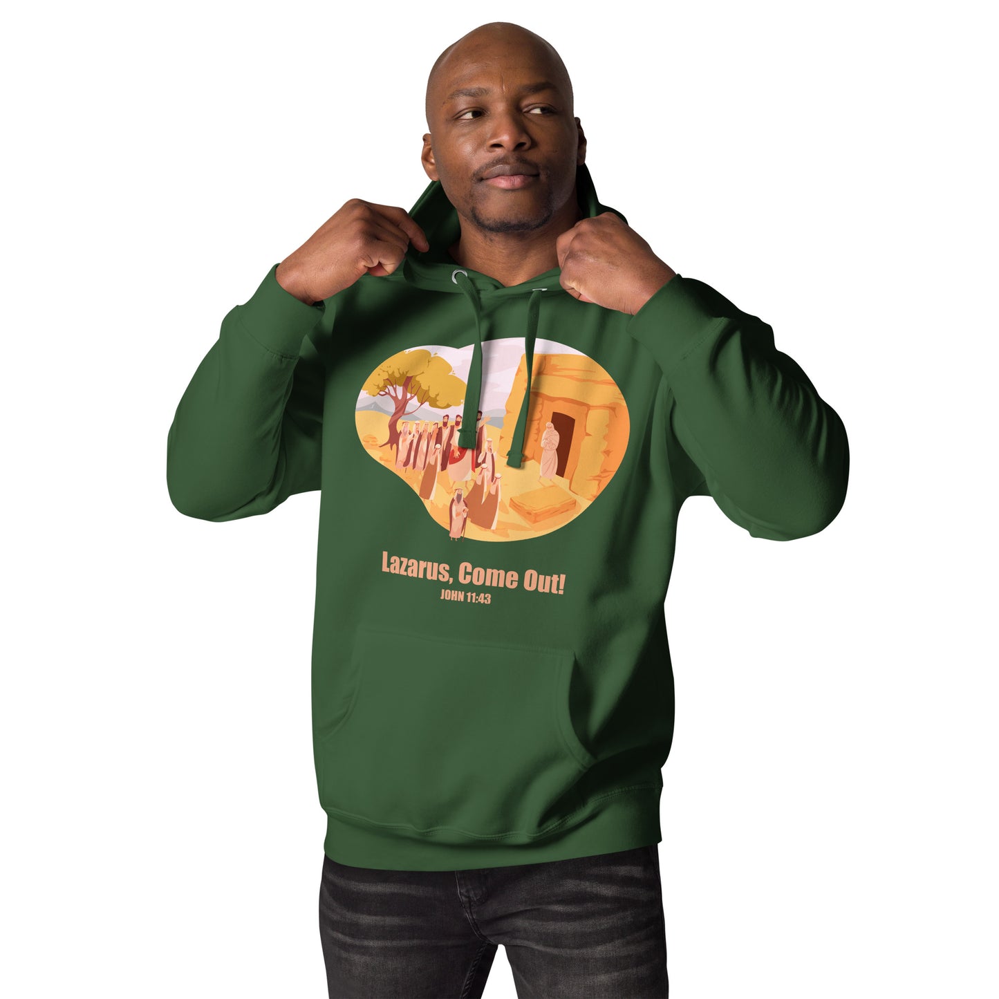 Lazarus, Come Out! Men's Hoodie
