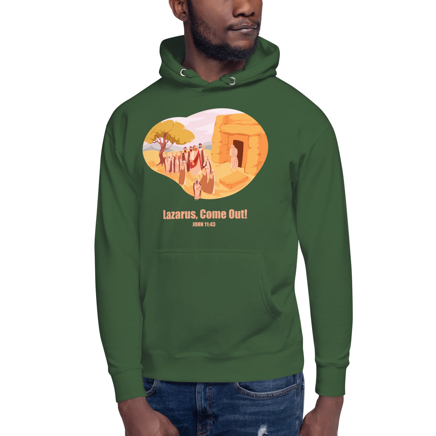 Lazarus, Come Out! Men's Hoodie