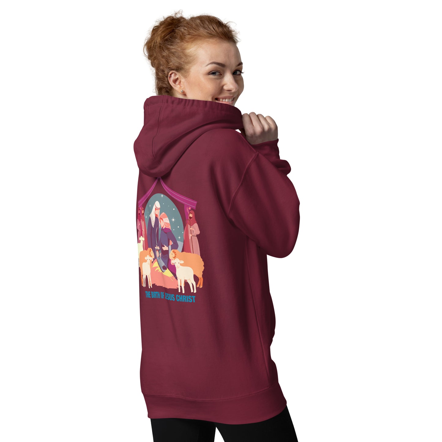 The Birth of Jesus Christ Women's Hoodie