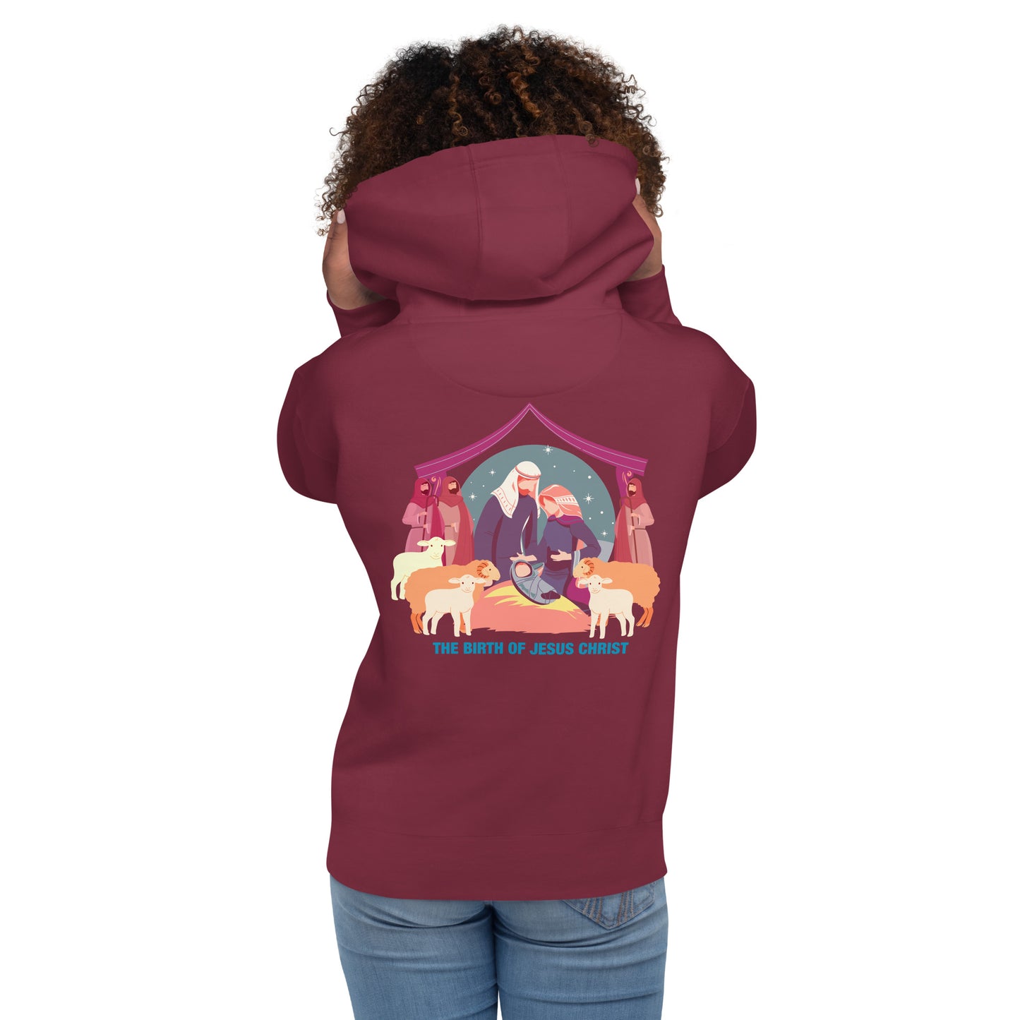 The Birth of Jesus Christ Women's Hoodie