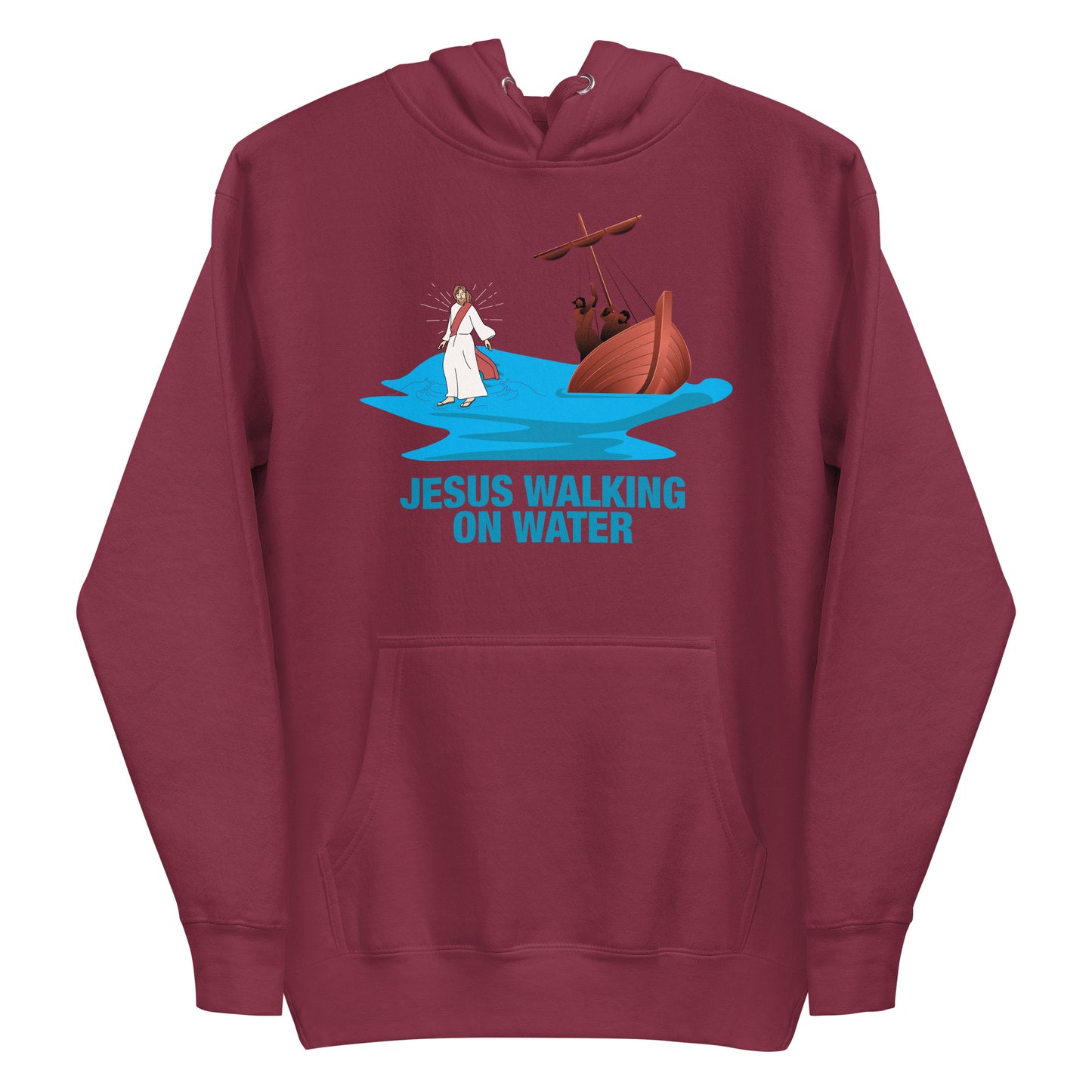 Jesus Walking on Water Men's Hoodie