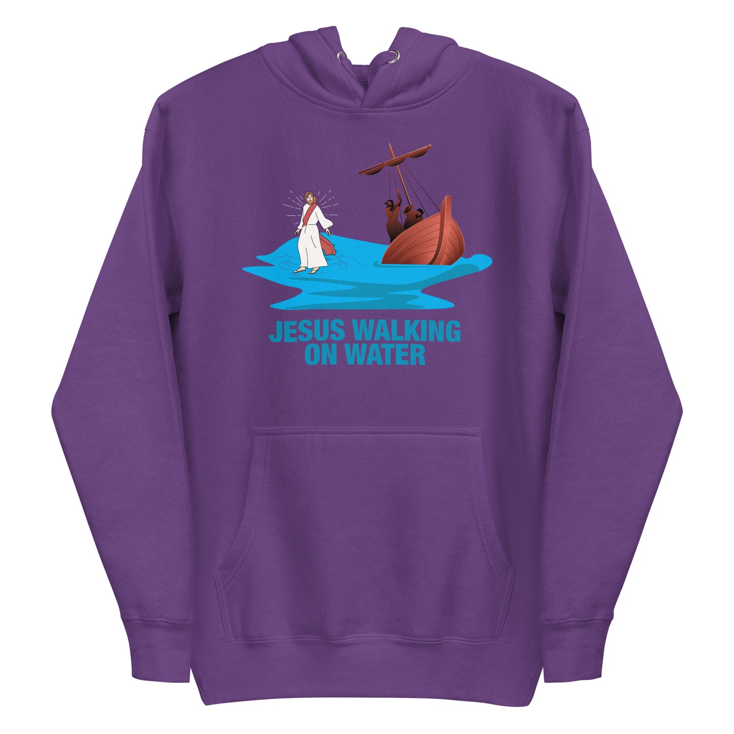Jesus Walking on Water Men's Hoodie