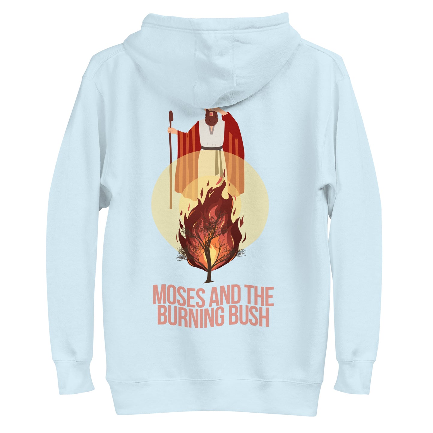 Moses and the Burning Bush Men's Hoodie