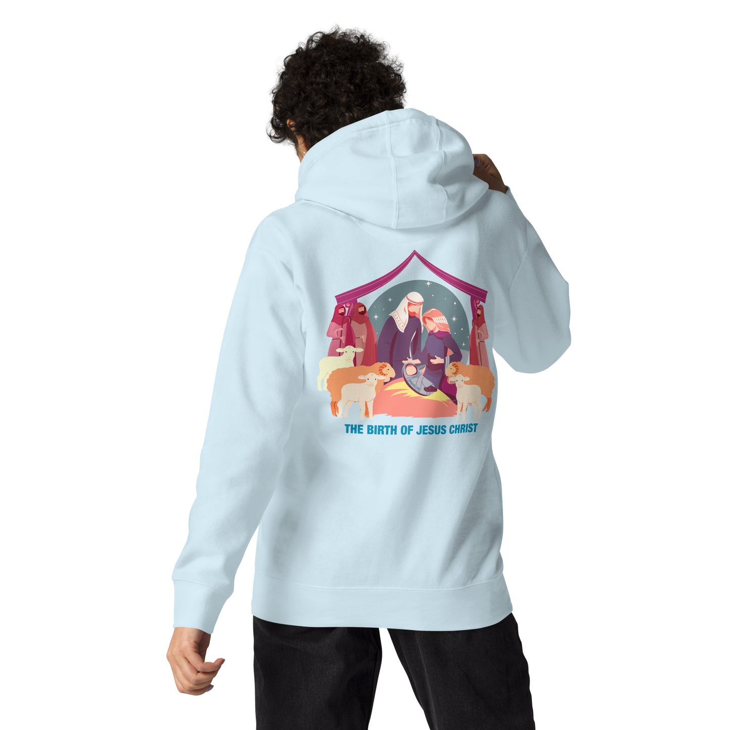 The Birth of Jesus Christ Men's Hoodie