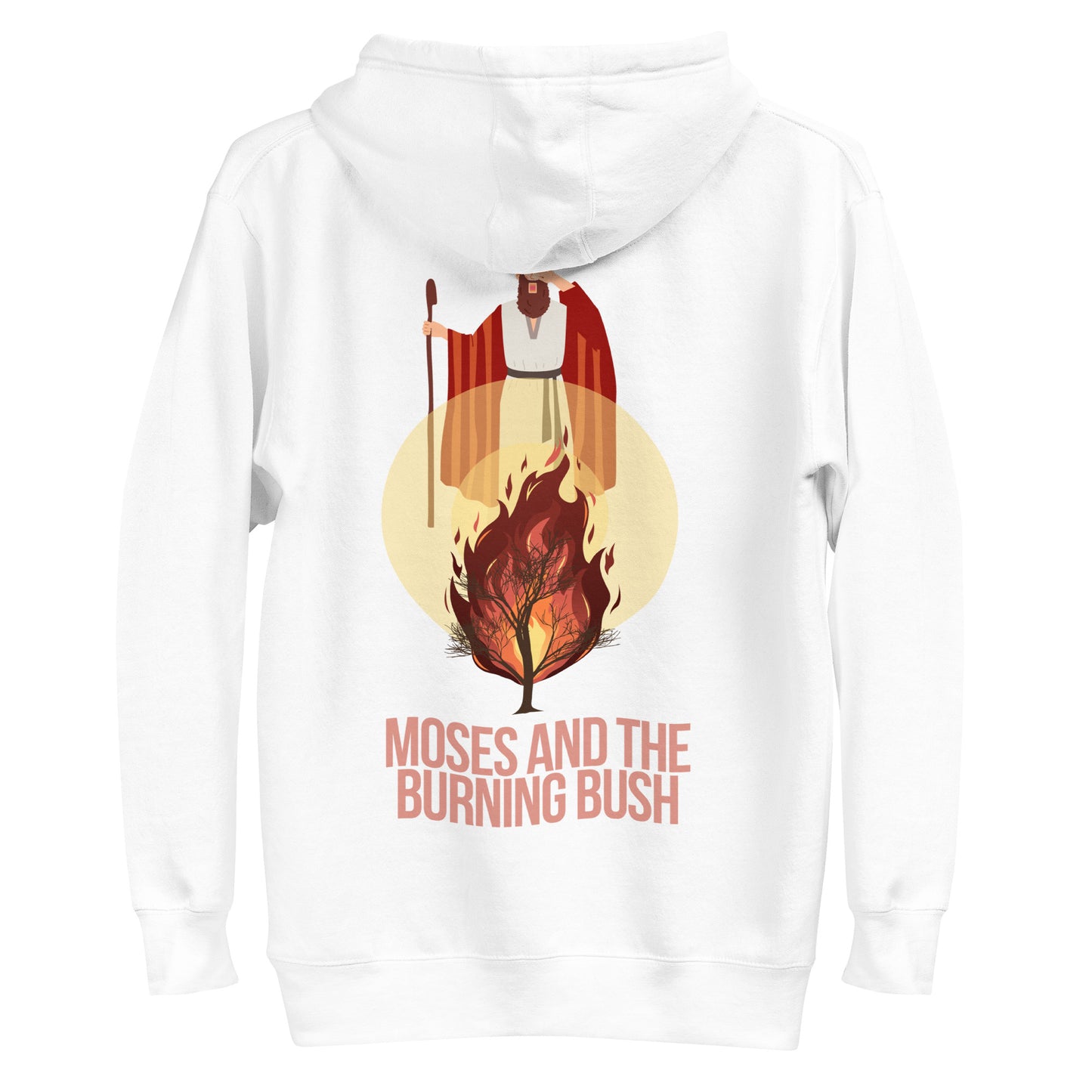 Moses and the Burning Bush Men's Hoodie