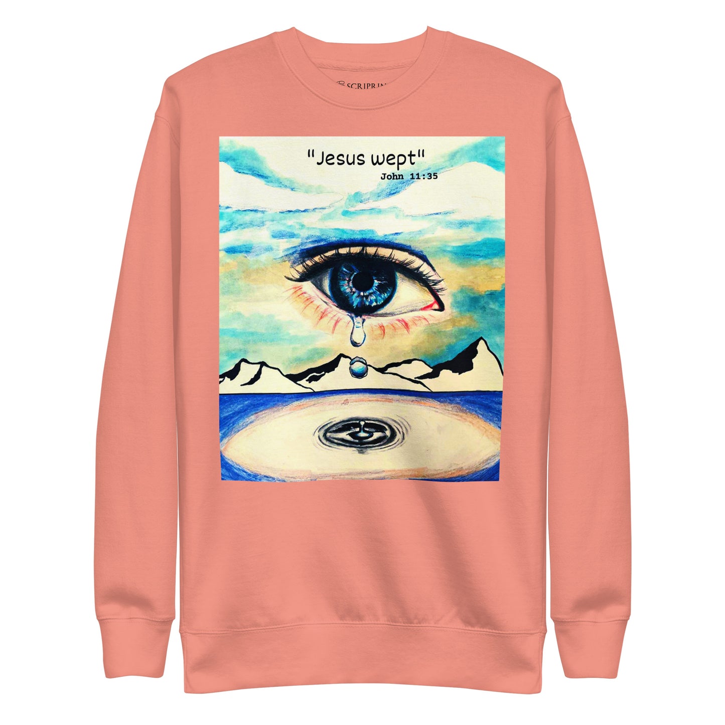 Jesus Wept Men's Premium Sweatshirt