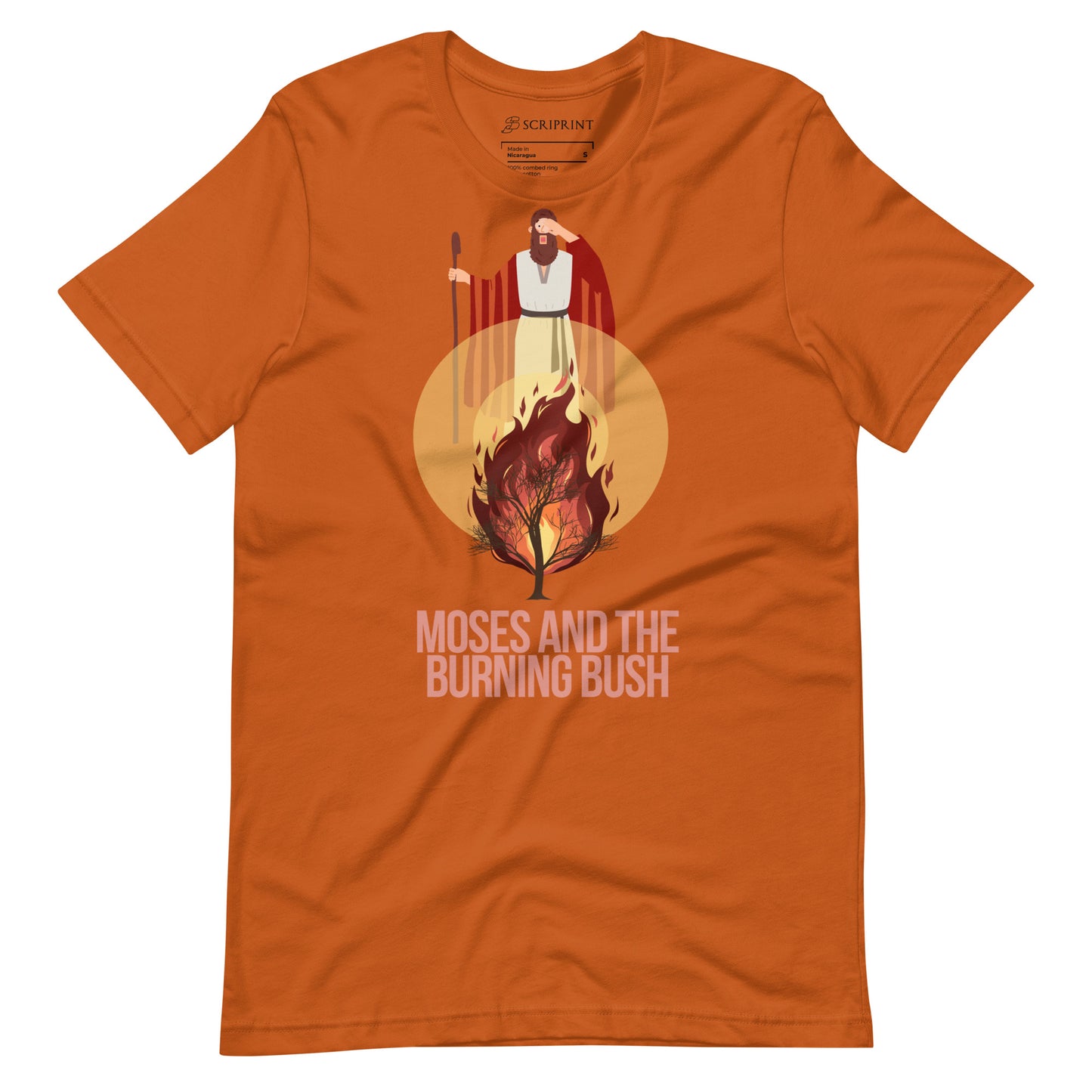 Moses and the Burning Bush Men's T-Shirt