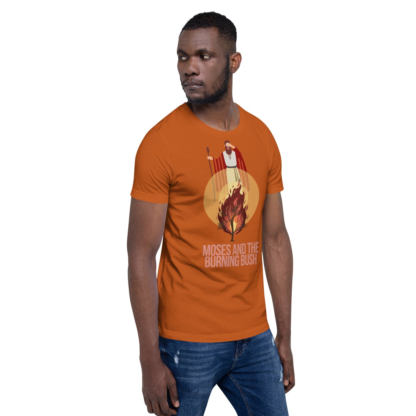 Moses and the Burning Bush Men's T-Shirt