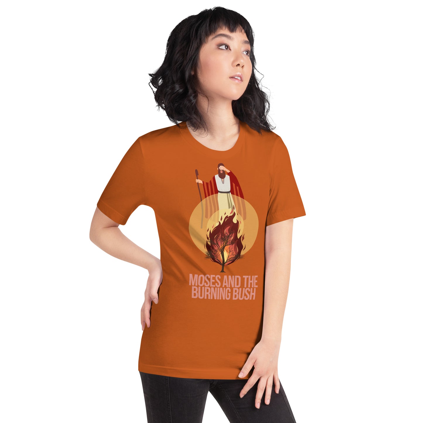 Moses and the Burning Bush Women's T-Shirt
