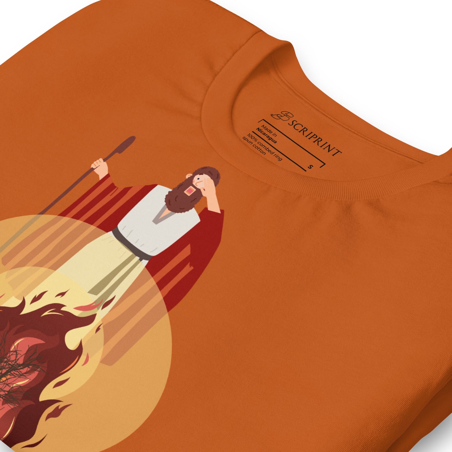 Moses and the Burning Bush Men's T-Shirt