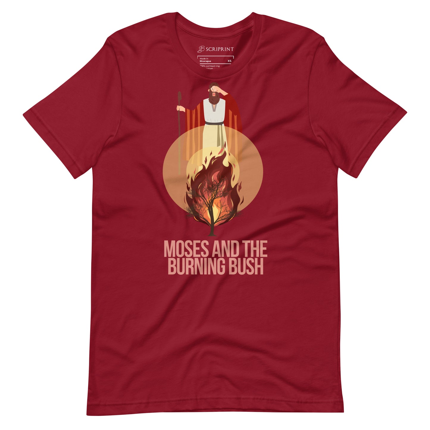 Moses and the Burning Bush Men's T-Shirt