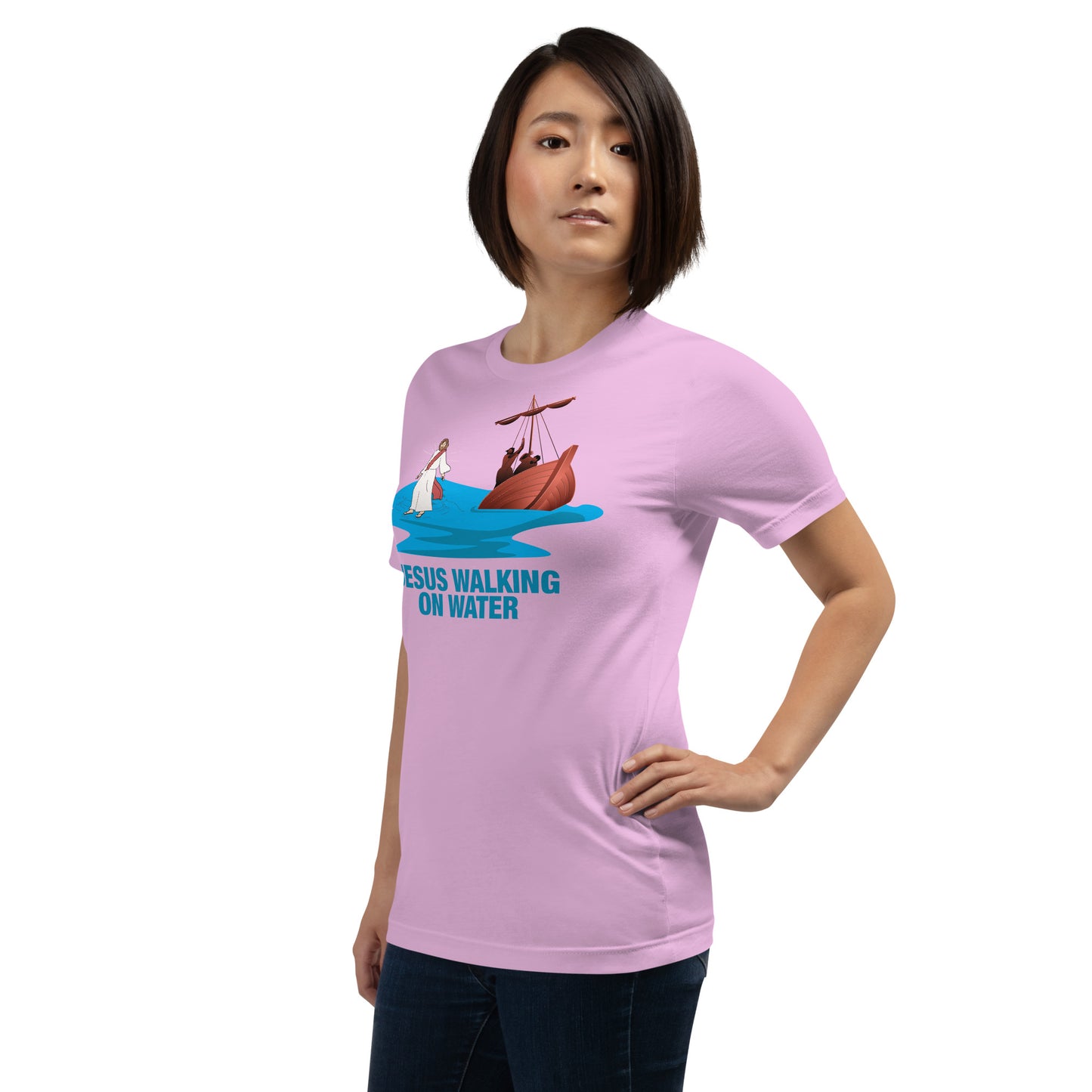 Jesus Walking on Water Women's T-Shirt