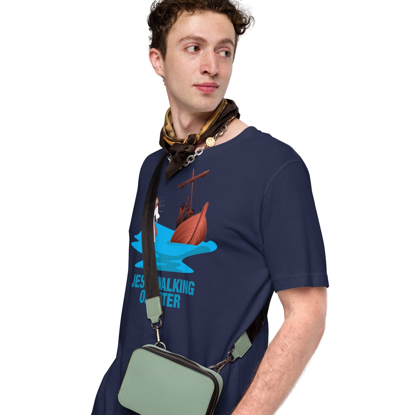 Jesus Walking on Water Men's T-Shirt