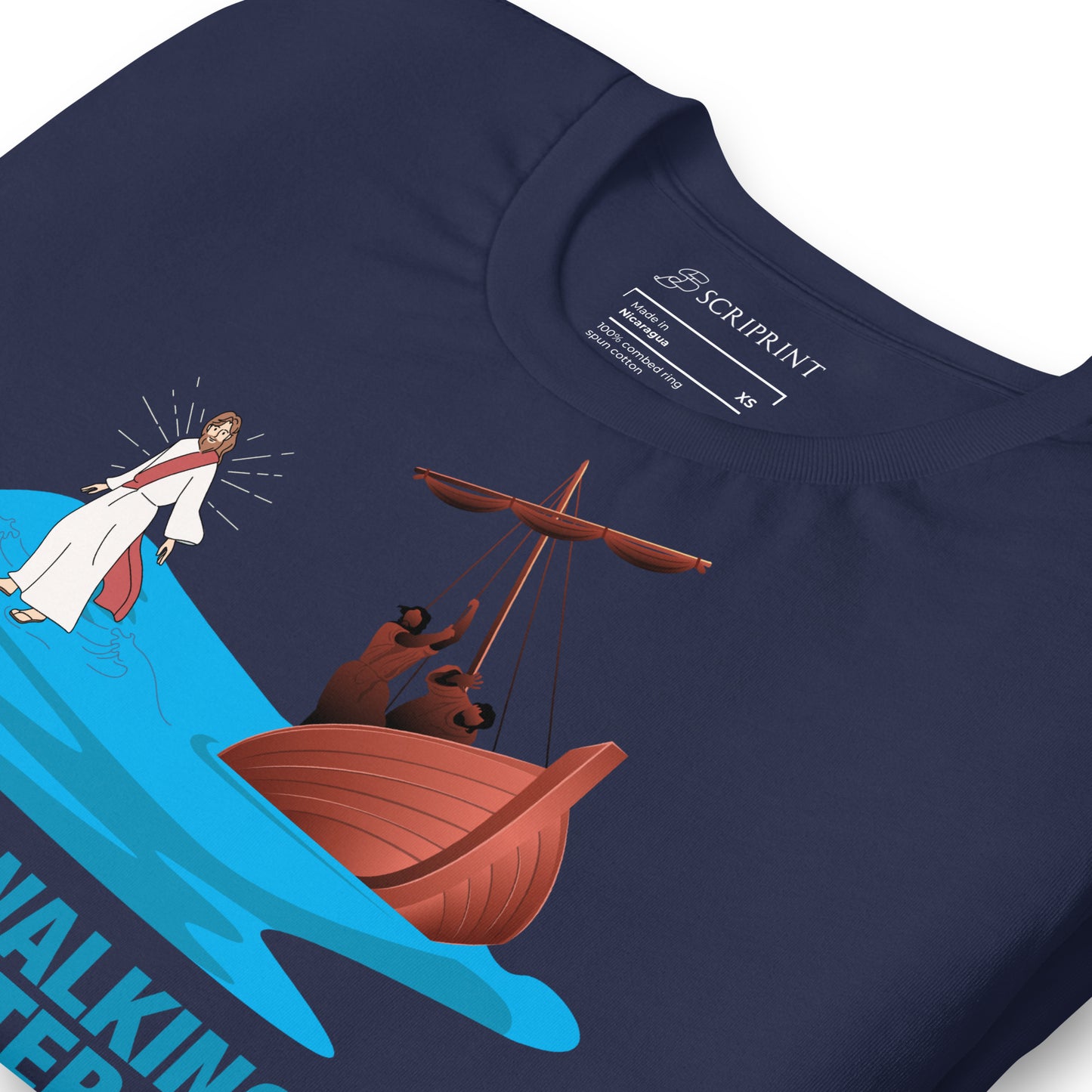 Jesus Walking on Water Men's T-Shirt