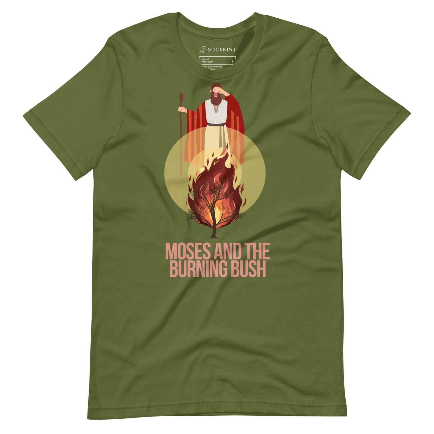 Moses and the Burning Bush Men's T-Shirt