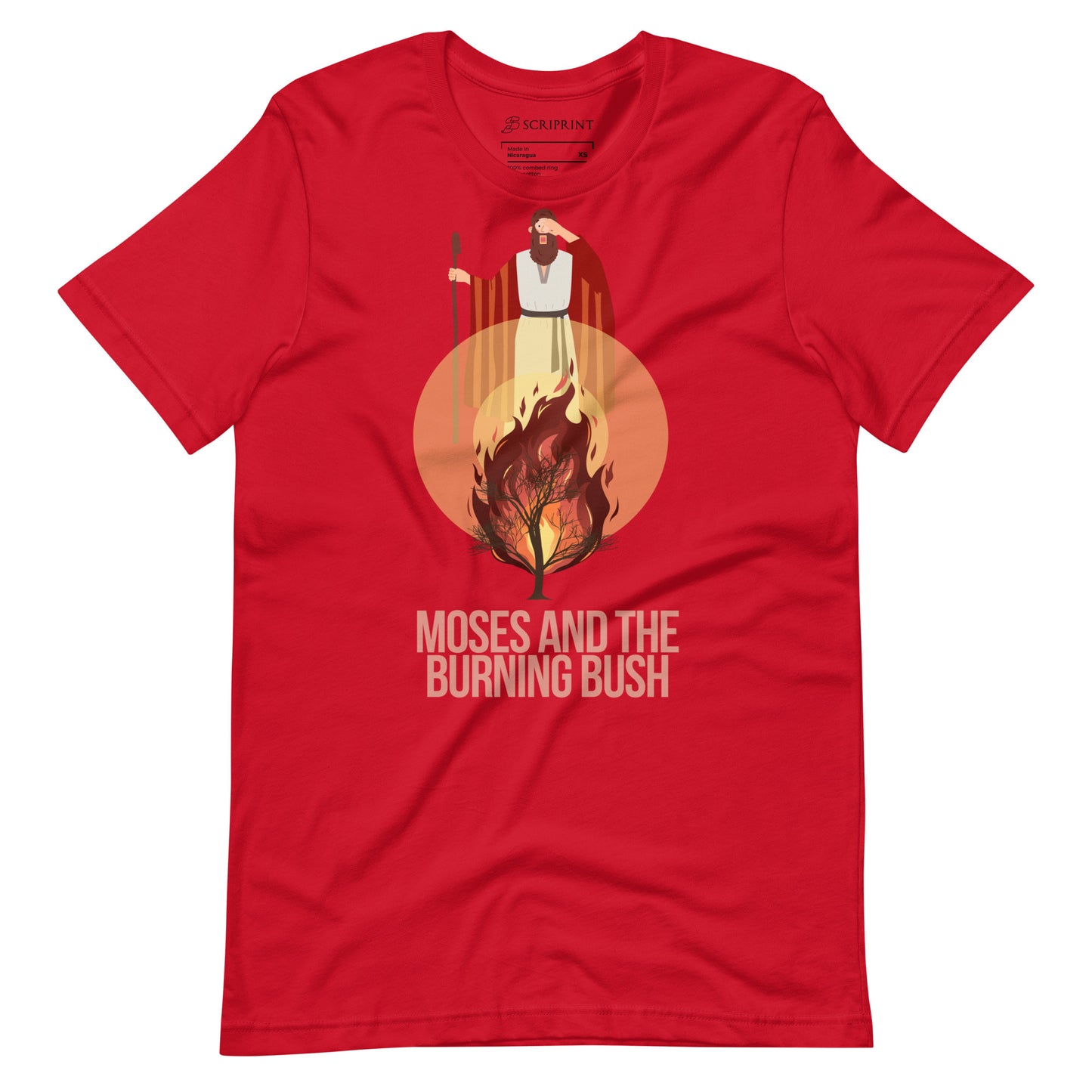 Moses and the Burning Bush Men's T-Shirt