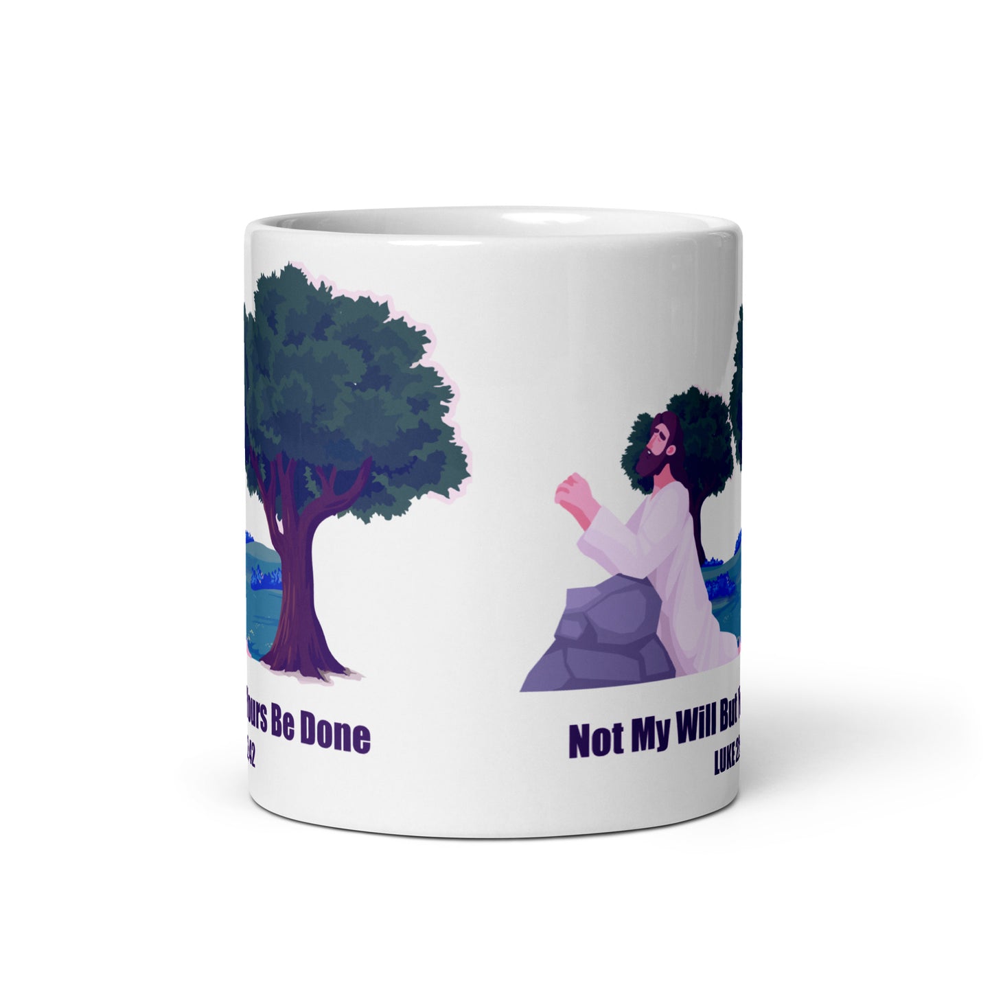 Not Your Will White Glossy Mug