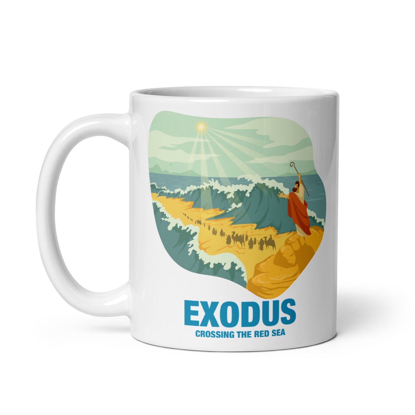 Exodus White Glossy Mug