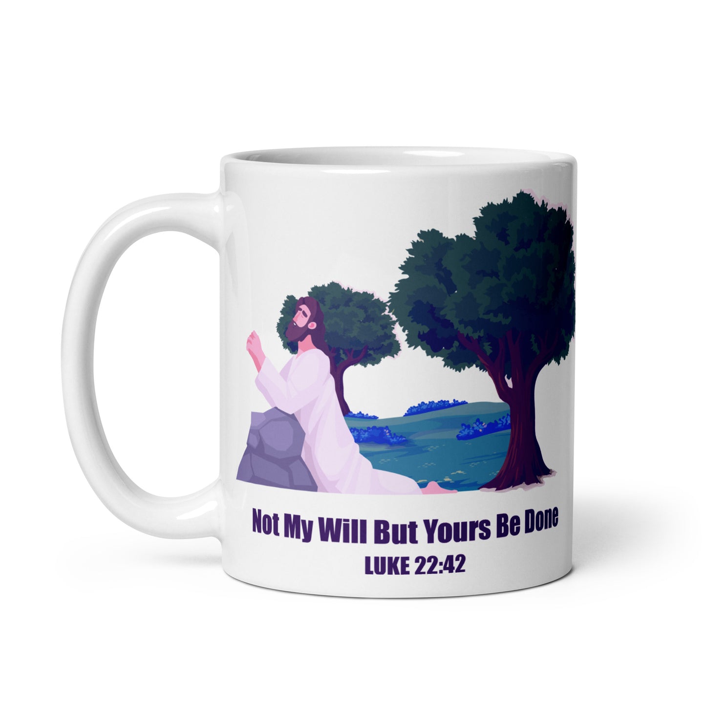 Not Your Will White Glossy Mug