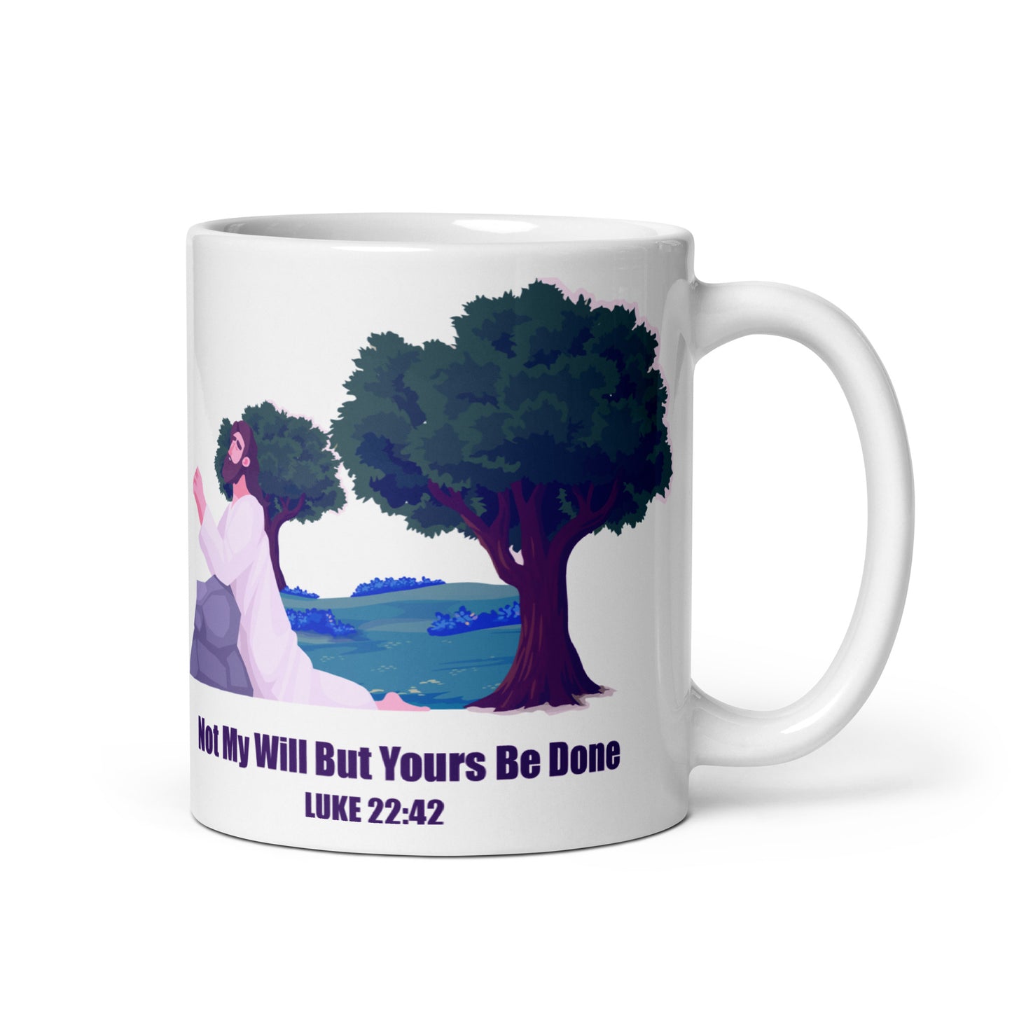 Not Your Will White Glossy Mug