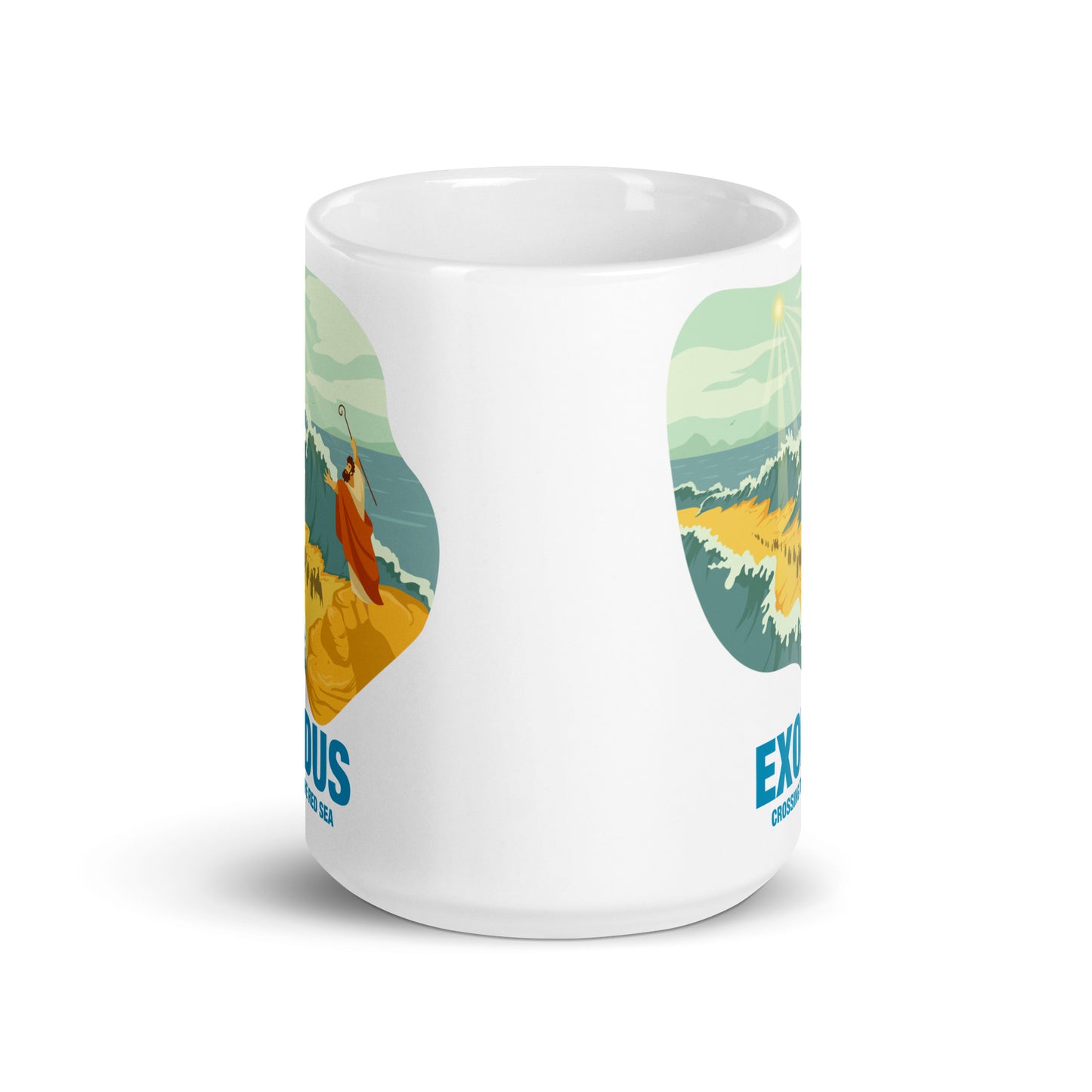 Exodus White Glossy Mug
