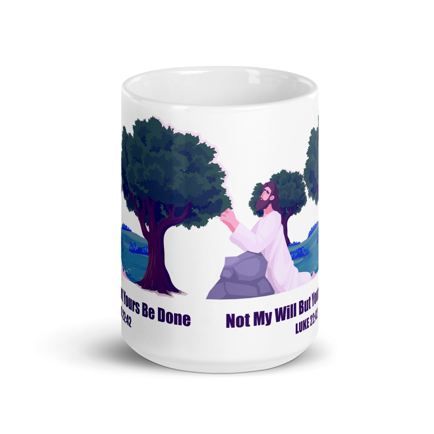 Not Your Will White Glossy Mug
