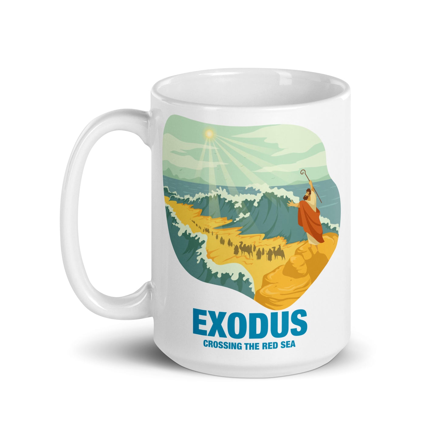 Exodus White Glossy Mug
