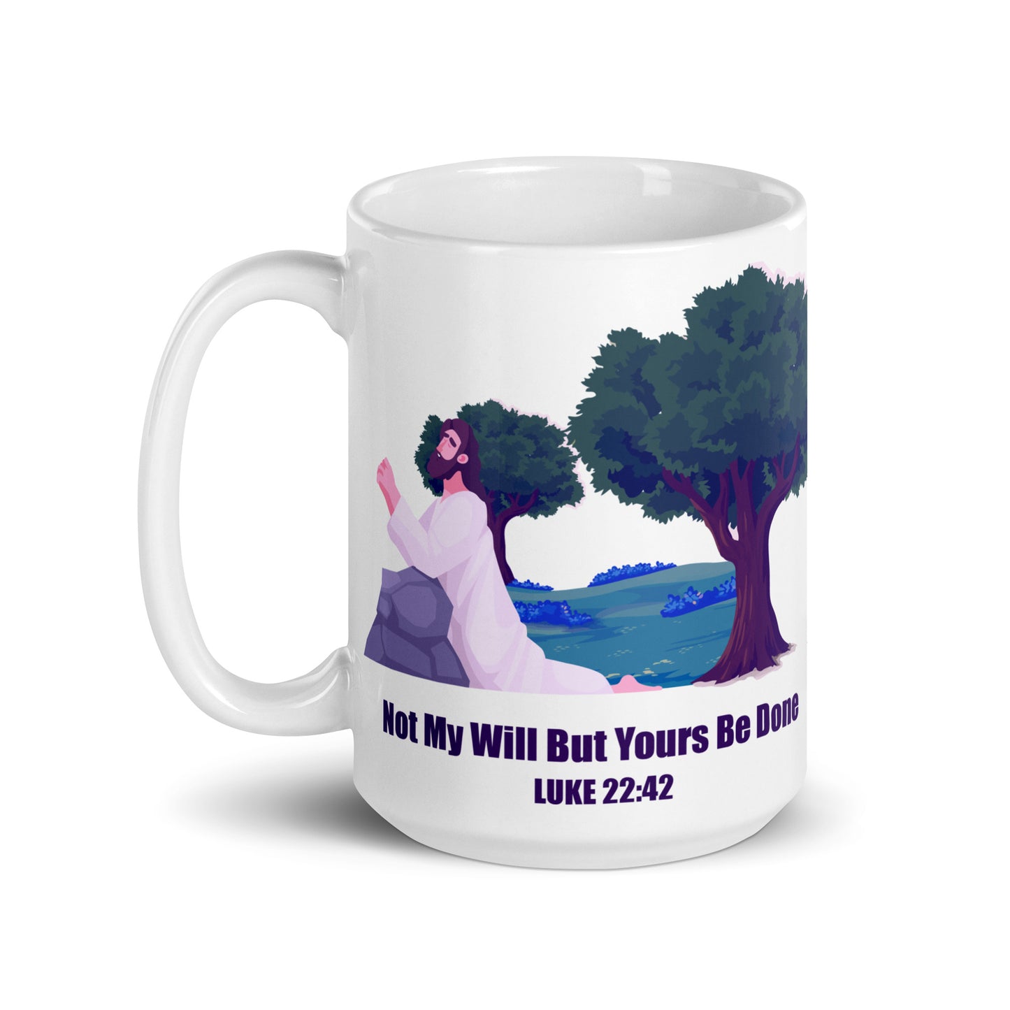 Not Your Will White Glossy Mug