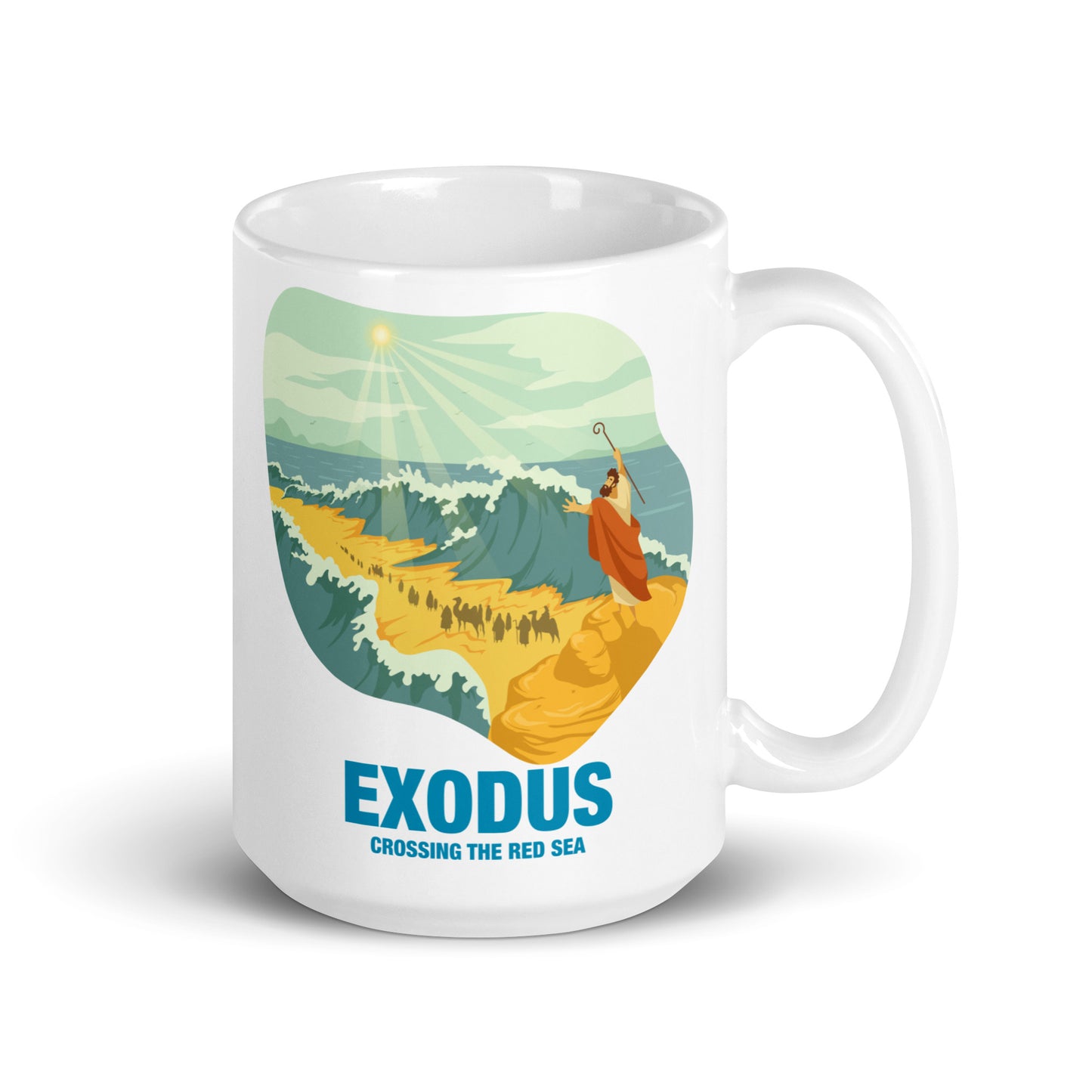 Exodus White Glossy Mug