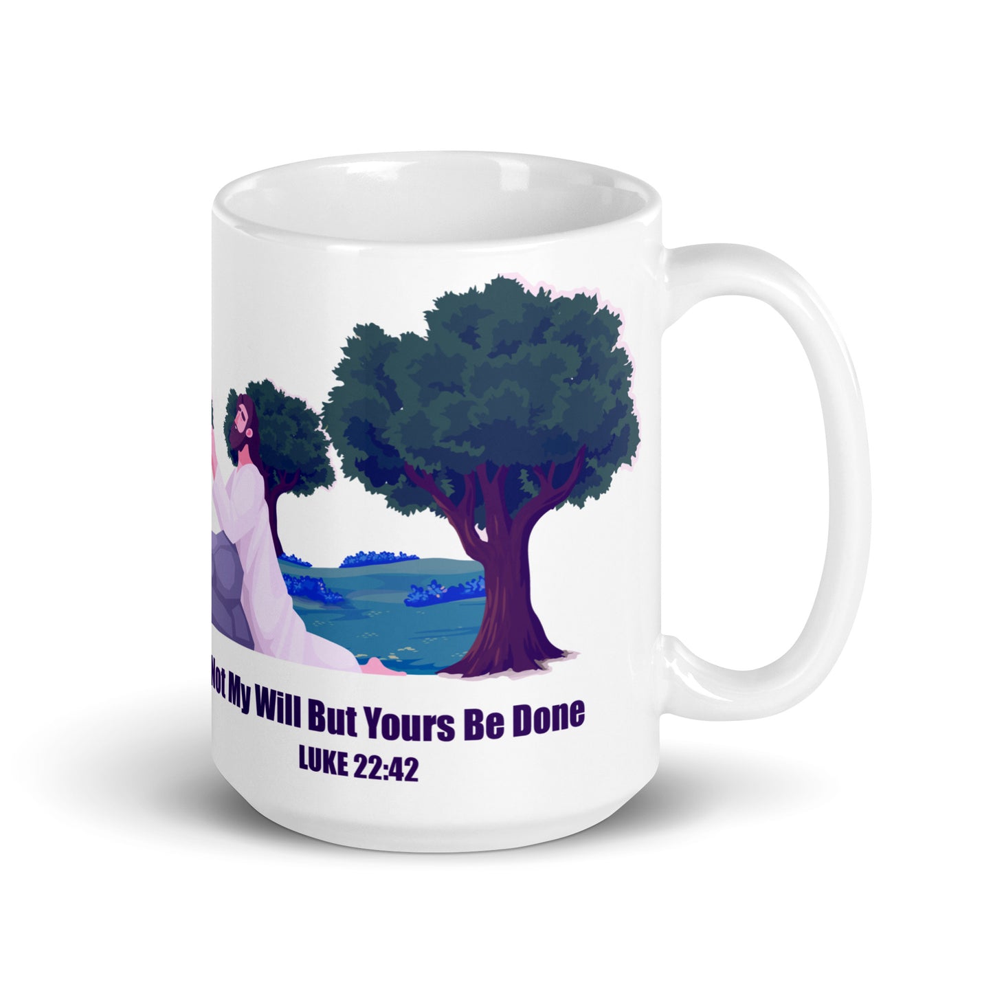 Not Your Will White Glossy Mug