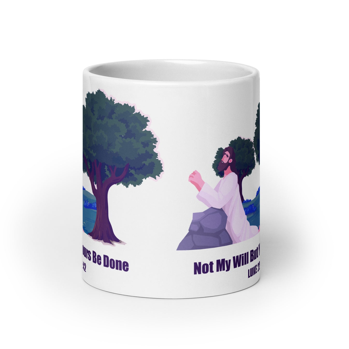 Not Your Will White Glossy Mug