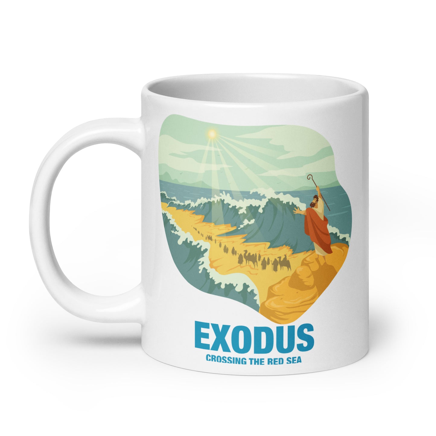 Exodus White Glossy Mug