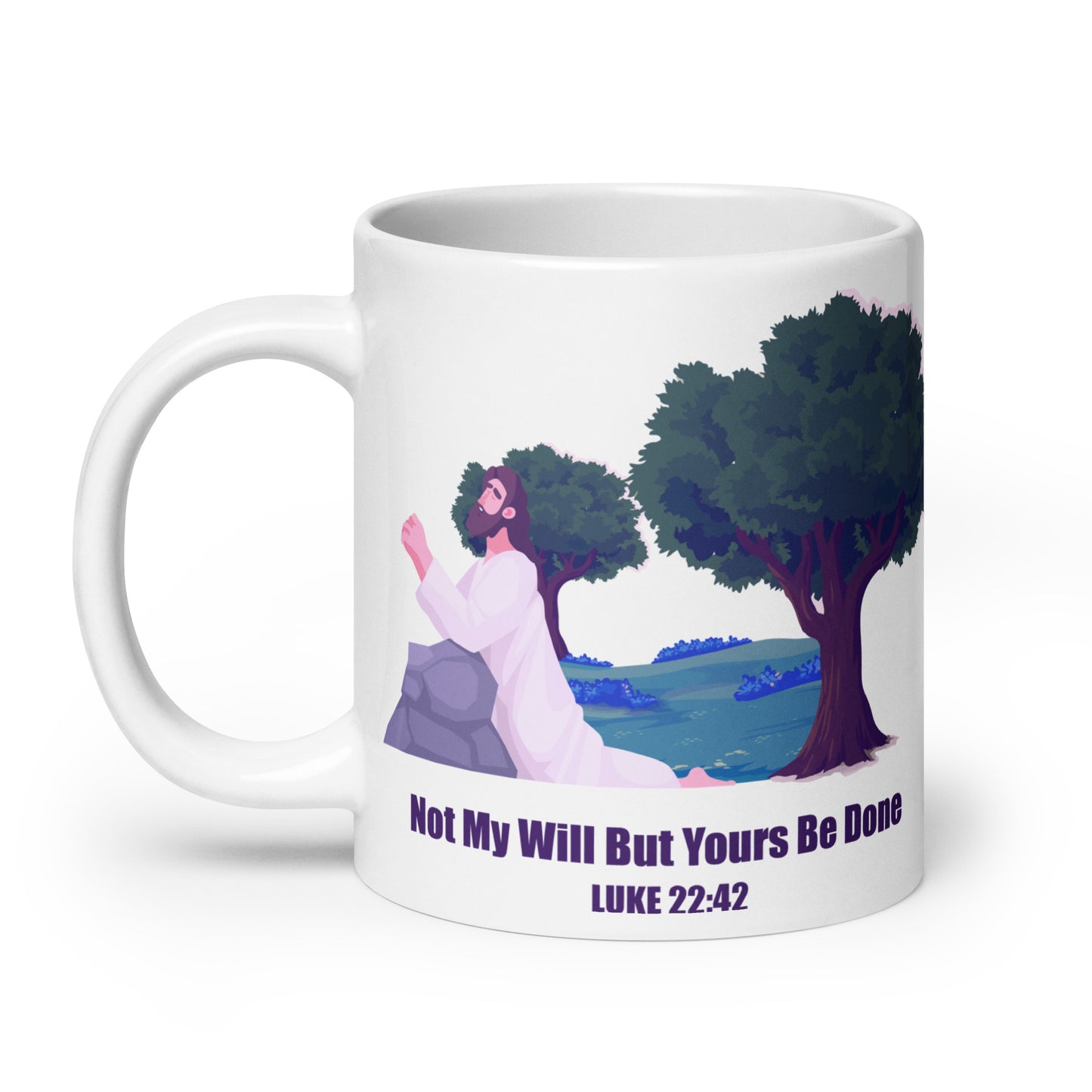 Not Your Will White Glossy Mug