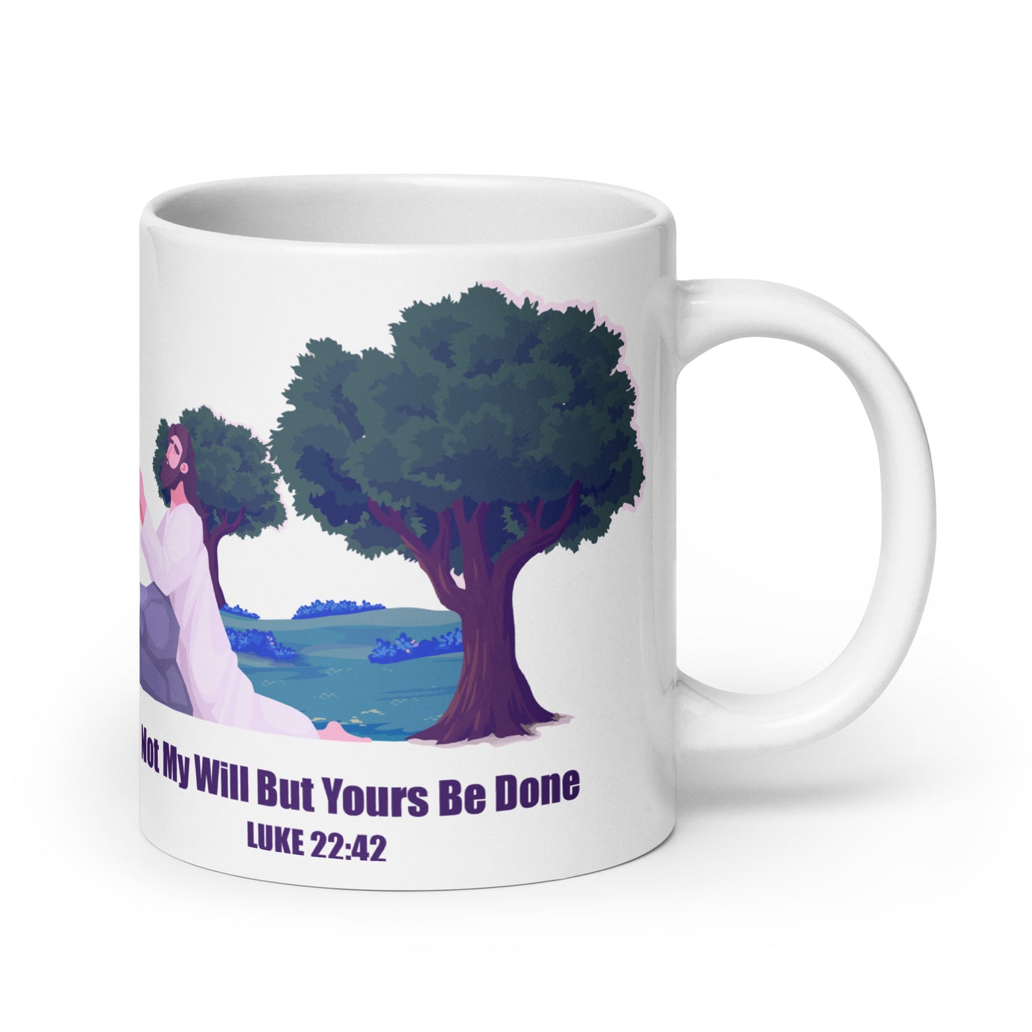 Not Your Will White Glossy Mug