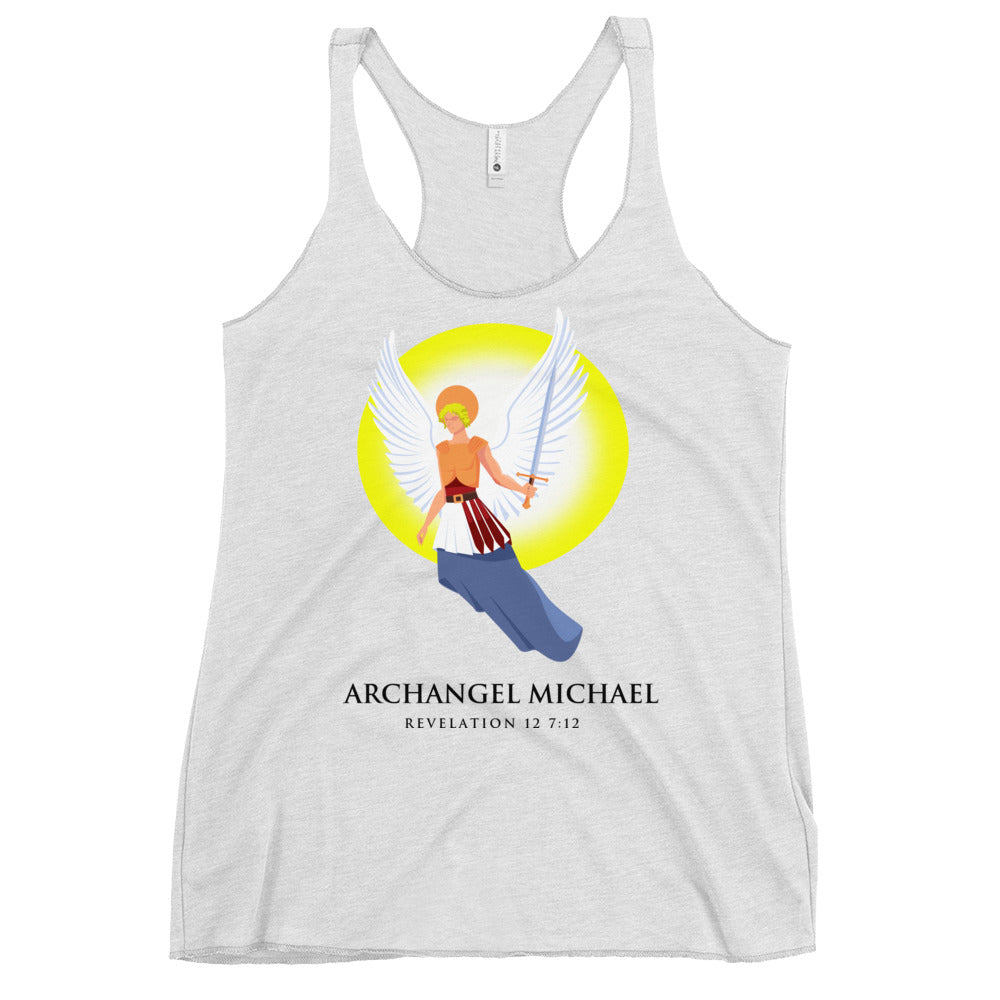 Archangel Michael Women's Racerback Tank