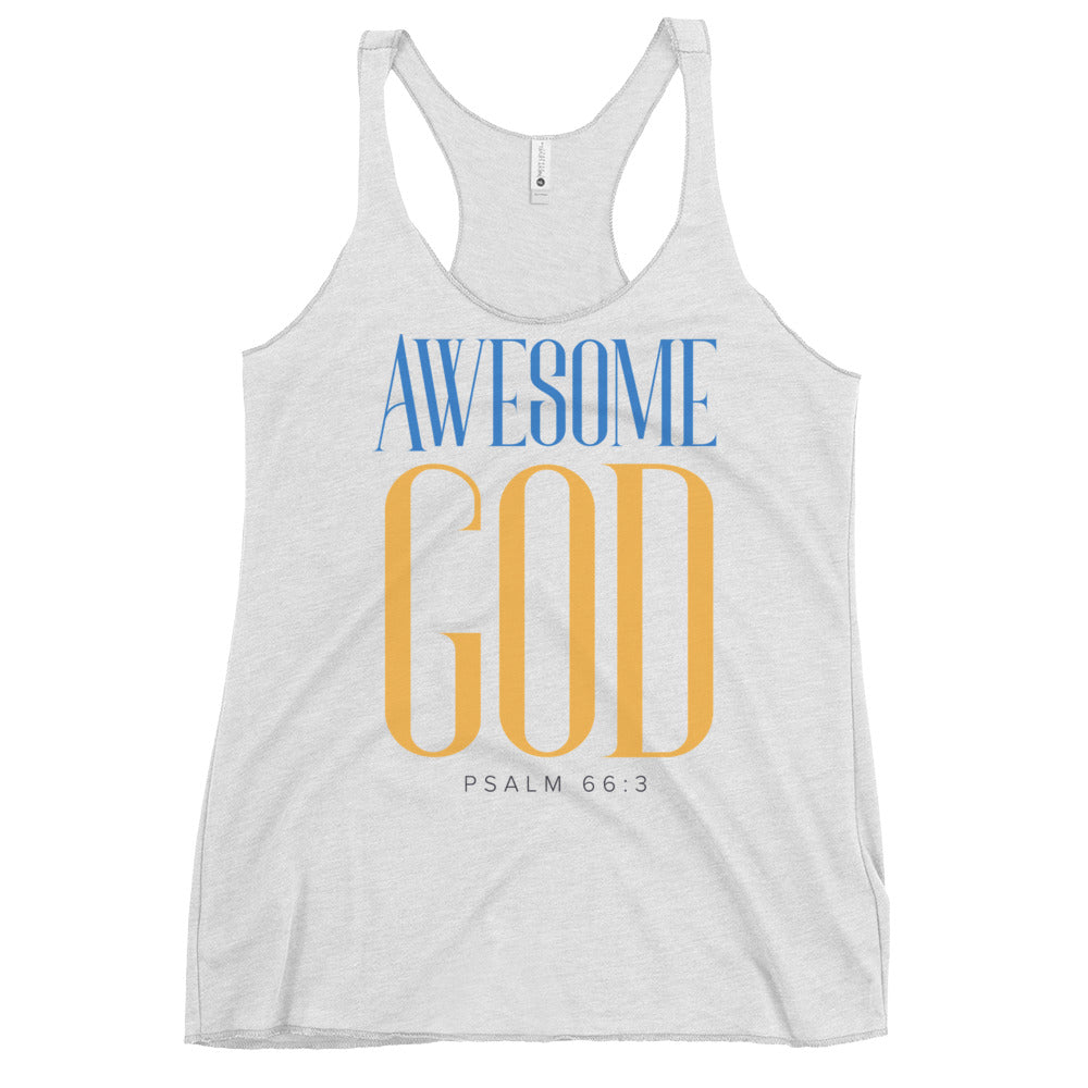 Awesome God Women's Racerback Tank