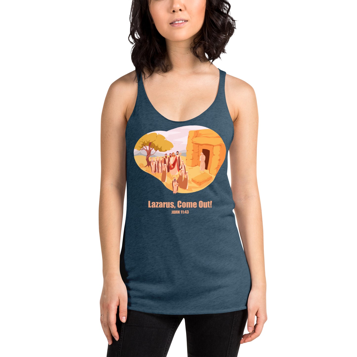 Lazarus, Come Out! Women's Racerback Tank