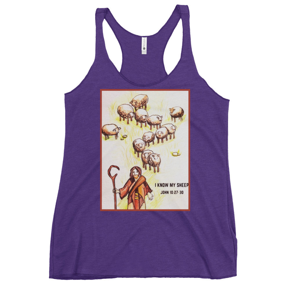 I Know My Sheep Women's Racerback Tank