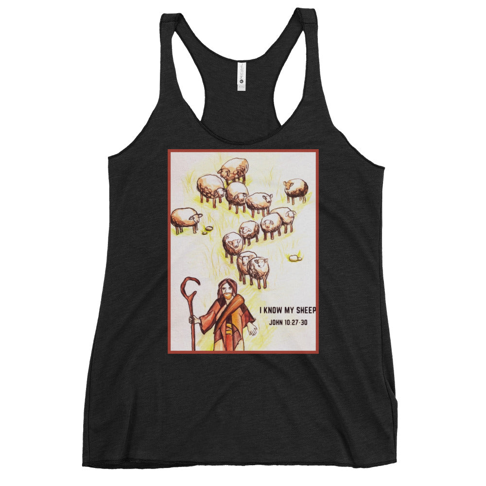 I Know My Sheep Women's Racerback Tank