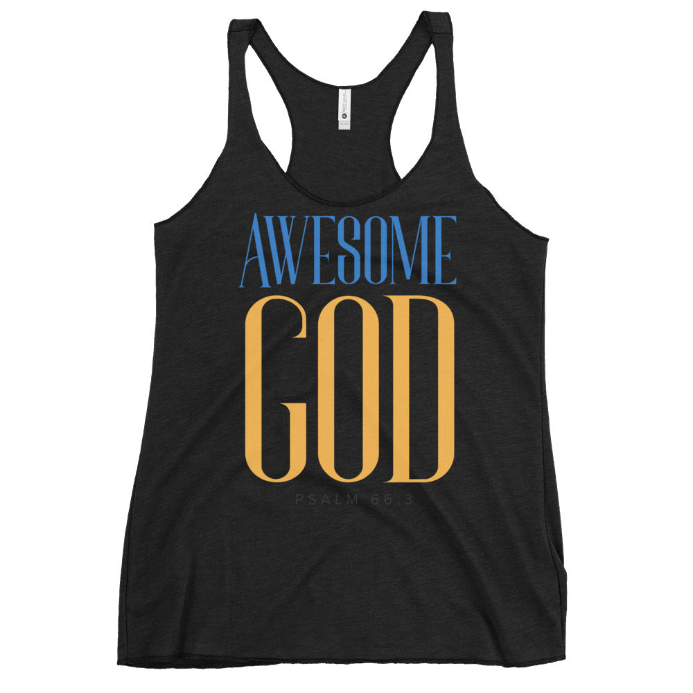 Awesome God Women's Racerback Tank