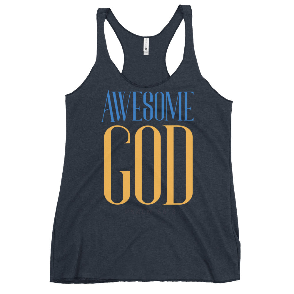 Awesome God Women's Racerback Tank