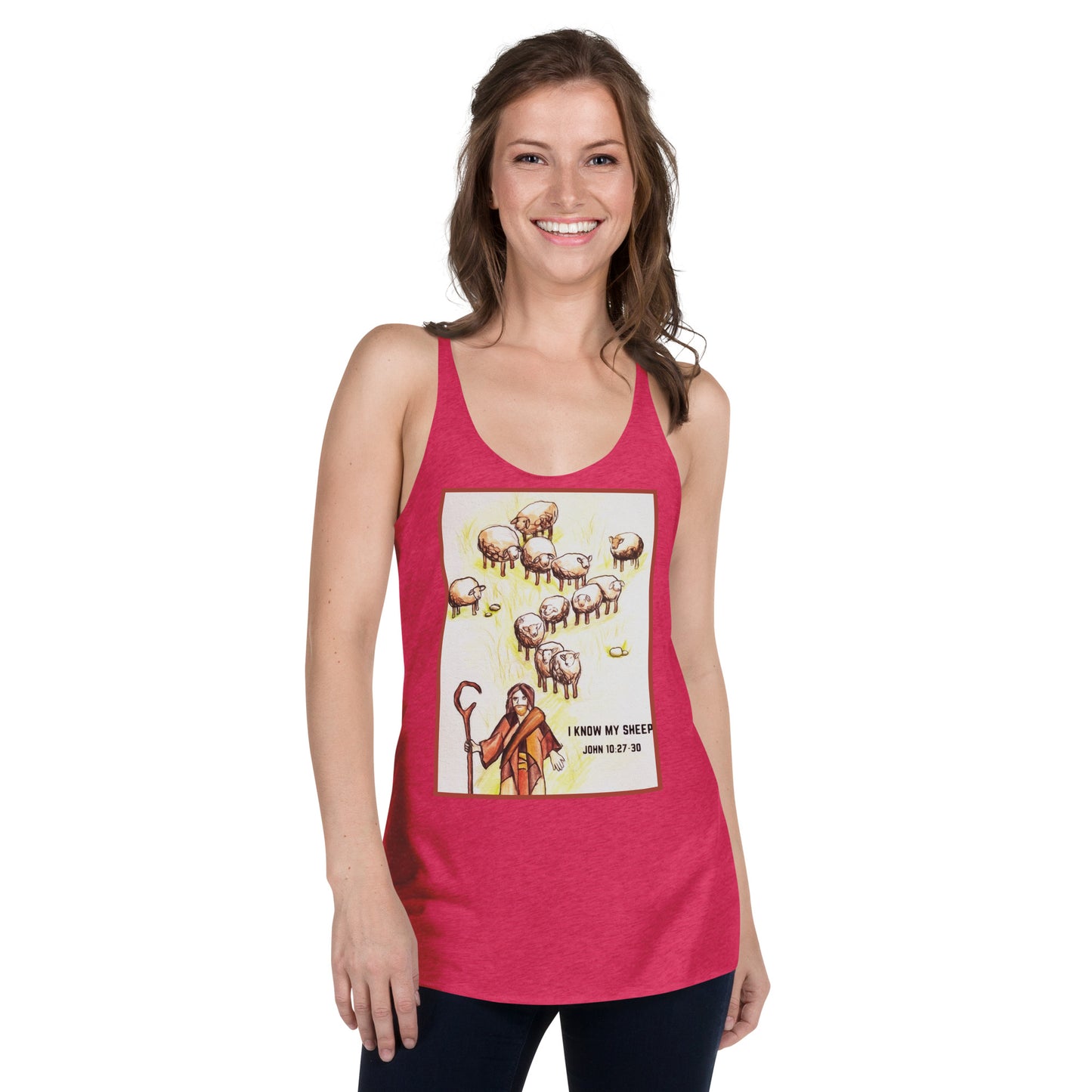 I Know My Sheep Women's Racerback Tank