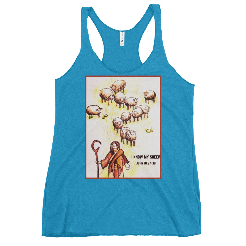 I Know My Sheep Women's Racerback Tank