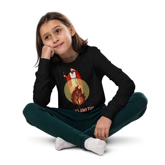 Moses and the Burning Bush Youth Long Sleeve Tee