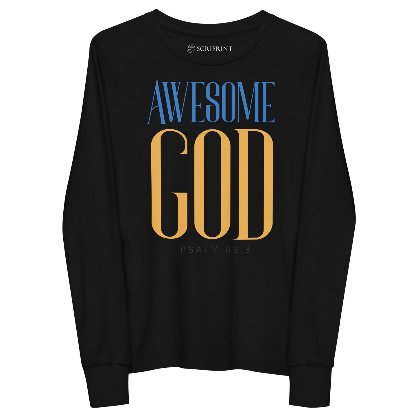 Awesome God Youth Long Sleeve Tee