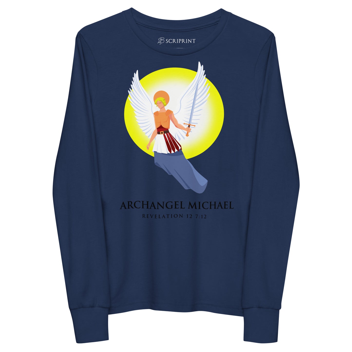 Archangel Michael Youth Long Sleeve Tee