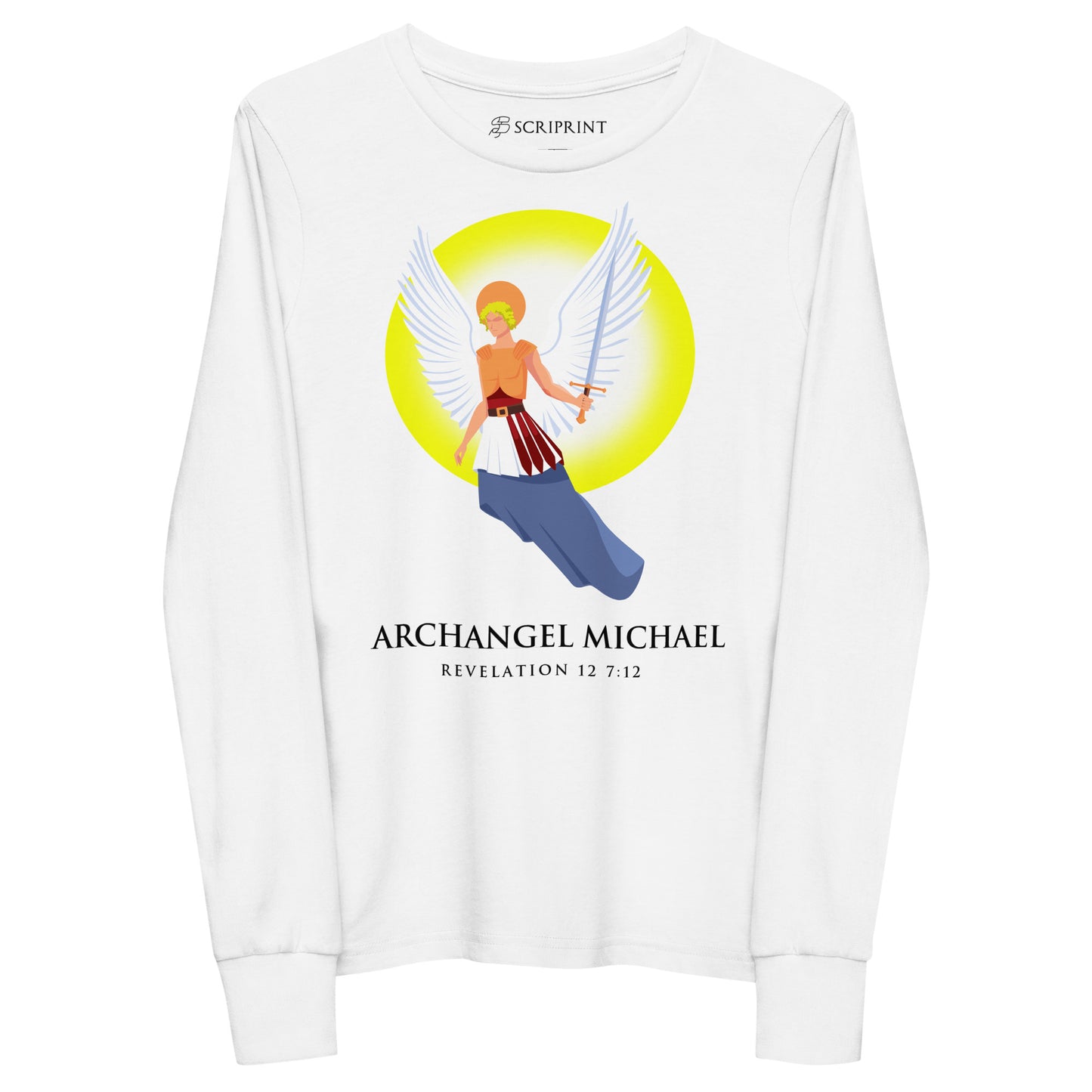 Archangel Michael Youth Long Sleeve Tee